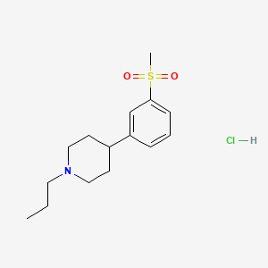 molecular formula C15H24ClNO2S B610199 Pridopidine hydrochloride CAS No. 882737-42-0
