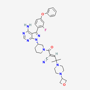 molecular formula C36H40FN9O3 B610202 PRN-1008 CAS No. 1575596-77-8
