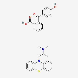 molecular formula C31H30N2O4S B610207 Promethazine hibenzate CAS No. 96590-75-9