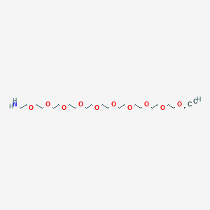 molecular formula C23H45NO10 B610211 Propargyl-PEG10-amine 