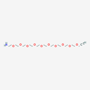 molecular formula C23H45NO10 B610211 Propargyl-PEG10-amine CAS No. 2112737-25-2