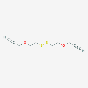 molecular formula C10H14O2S2 B610224 炔丙基-PEG1-SS-PEG1-炔丙基 CAS No. 1964503-40-9
