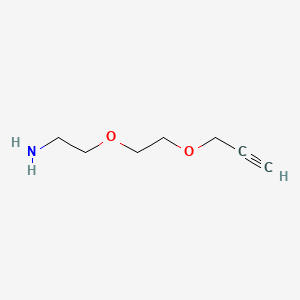 molecular formula C7H13NO2 B610227 2-[2-(2-Propynyloxy)ethoxy]ethylamine CAS No. 944561-44-8