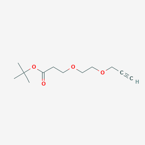 molecular formula C12H20O4 B610229 Propargyl-PEG2-t-butyl ester CAS No. 1807503-80-5