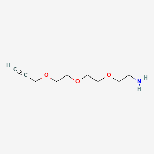 molecular formula C9H17NO3 B610231 Propargyl-PEG3-amine CAS No. 932741-18-9