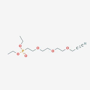 molecular formula C13H25O6P B610235 Propargyl-PEG3-phosphonic acid ethyl ester 