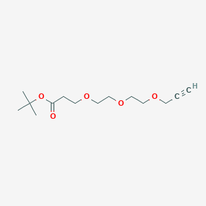 molecular formula C14H24O5 B610236 Propargyl-PEG3-Boc 