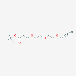 molecular formula C14H24O5 B610236 propargyl-PEG3-t-butyl ester CAS No. 1374658-84-0