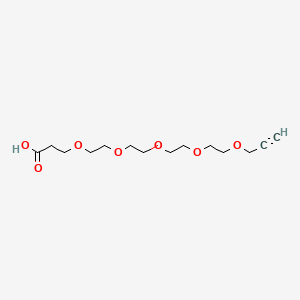 molecular formula C14H24O7 B610252 propargyl-PEG5-Acid CAS No. 1245823-51-1