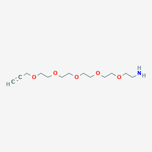molecular formula C13H25NO5 B610253 Propargyl-PEG5-amine CAS No. 1589522-46-2