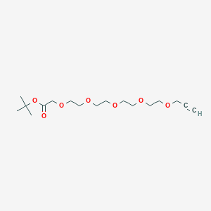 molecular formula C17H30O7 B610257 Propargyl-PEG5-CH2CO2tBu CAS No. 2098489-63-3