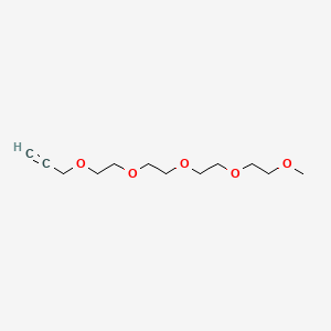 molecular formula C12H22O5 B610258 2,5,8,11,14-五氧杂庚十七炔 CAS No. 1101668-39-6