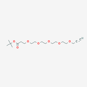 molecular formula C18H32O7 B610260 propargyl-PEG5-t-butyl ester CAS No. 1245823-50-0