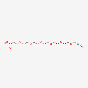 molecular formula C16H28O8 B610263 Propargyl-PEG6-acid CAS No. 1951438-84-8