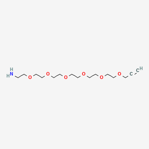 molecular formula C15H29NO6 B610265 Propargyl-PEG6-amine CAS No. 1198080-04-4