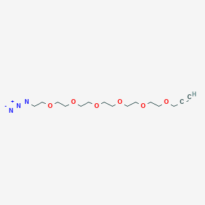 molecular formula C15H27N3O6 B610266 Propargyl-PEG6-N3 