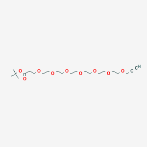 molecular formula C22H40O9 B610272 Propargyl-PEG7-t-butyl ester CAS No. 1818294-29-9