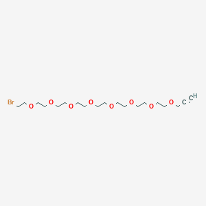 molecular formula C19H35BrO8 B610276 Propargyl-PEG8-bromide 