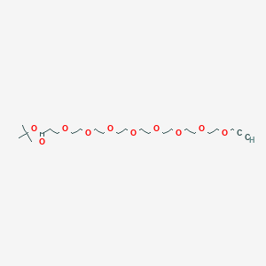 molecular formula C24H44O10 B610278 Propargyl-PEG8-t-butyl ester CAS No. 2055014-96-3