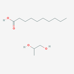molecular formula C13H28O4 B610283 Propylene glycol monodecanoate CAS No. 68795-69-7