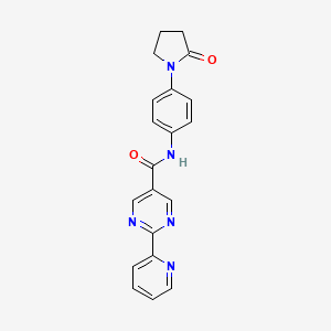 molecular formula C20H17N5O2 B610284 F092 