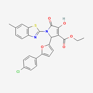 molecular formula C25H19ClN2O5S B610297 PS432, >=98% (Hplc) CAS No. 2083630-26-4