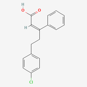 (2z)-5-(4-Chlorophenyl)-3-Phenylpent-2-Enoic Acid