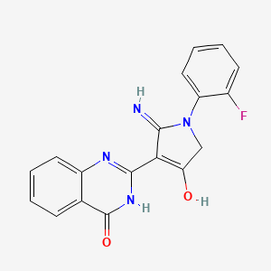 molecular formula C18H13FN4O2 B6103066 MFCD02347876 
