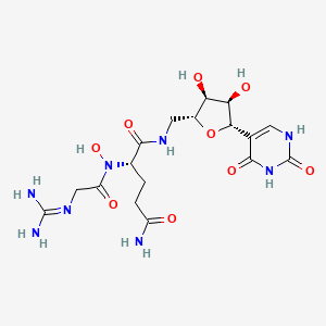 molecular formula C17H26N8O9 B610317 Pseudouridimycin CAS No. 1566586-52-4