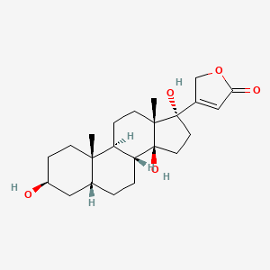 molecular formula C23H34O5 B610322 17-羟基地高毒毒甙 CAS No. 26629-41-4