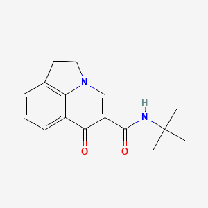 molecular formula C16H18N2O2 B6103224 N-(tert-butyl)-6-oxo-1,2-dihydro-6H-pyrrolo[3,2,1-ij]quinoline-5-carboxamide 