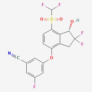 molecular formula C17H10F5NO4S B610324 PT2399 