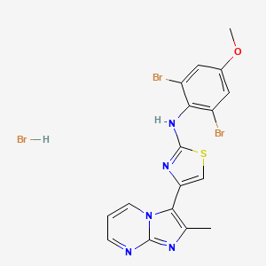 molecular formula C17H14Br3N5OS B610327 PTC-209 hydrobromide 