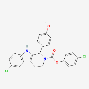 molecular formula C25H20Cl2N2O3 B610328 Emvododstat CAS No. 1219951-09-3
