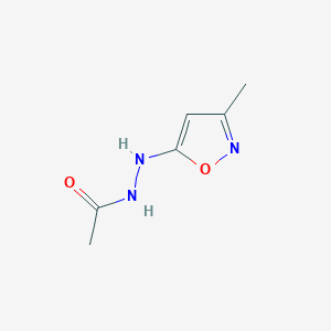 molecular formula C6H9N3O2 B061034 N'-(3-Methylisoxazol-5-yl)acetohydrazide CAS No. 170167-61-0