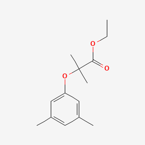 molecular formula C14H20O3 B6103407 ethyl 2-(3,5-dimethylphenoxy)-2-methylpropanoate 