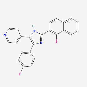 molecular formula C24H15F2N3 B610341 CK1-IN-1 