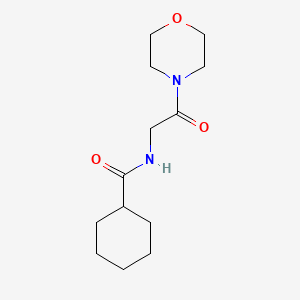 molecular formula C13H22N2O3 B6103414 N-(2-morpholin-4-yl-2-oxoethyl)cyclohexanecarboxamide 