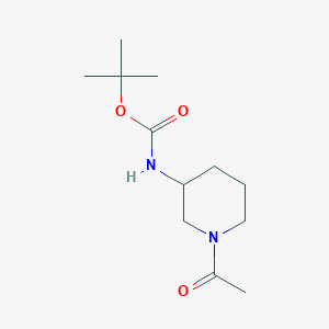 molecular formula C12H22N2O3 B6103452 Tert-butyl (1-acetylpiperidin-3-yl)carbamate 