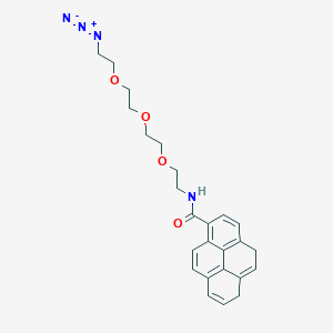 molecular formula C25H28N4O4 B610355 Pyrene-PEG3-azide CAS No. 1817735-36-6