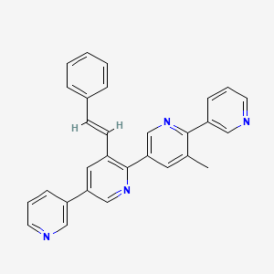 molecular formula C29H22N4 B610359 Pyridoclax 
