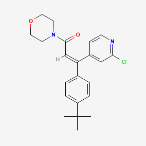molecular formula C22H25ClN2O2 B610360 Pyrimorph 