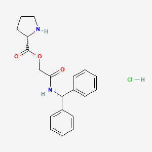 molecular formula C20H23ClN2O3 B610362 Pglu-glu dkm CAS No. 151367-91-8