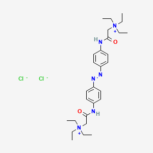 molecular formula C28H44Cl2N6O2 B610373 QAQ dichloride 