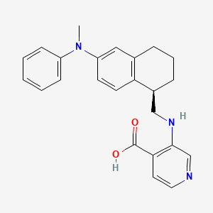 3-[({(1r)-6-[methyl(Phenyl)amino]-1,2,3,4-Tetrahydronaphthalen-1-Yl}methyl)amino]pyridine-4-Carboxylic Acid