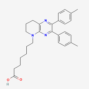 7,8-Dihydro-2,3-bis(4-methylphenyl)pyrido[2,3-b]pyrazine-5(6H)-heptanoic acid