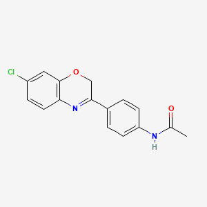 molecular formula C16H13ClN2O2 B610391 QX77 
