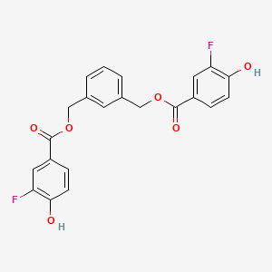 molecular formula C22H16F2O6 B610399 RA-2 