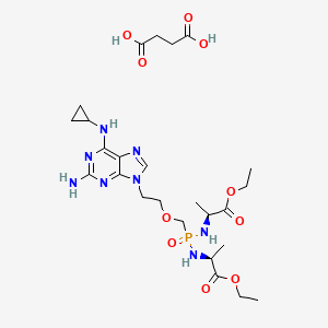 molecular formula C25H41N8O10P B610402 Rabacfosadine Succinate CAS No. 1431856-99-3