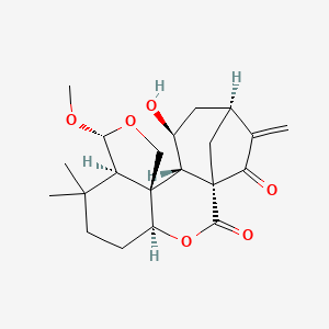 molecular formula C21H28O6 B610403 Rabdosin A CAS No. 84304-91-6